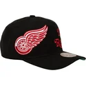 cap-kumer-black-snapback-busted-pro-detroit-red-wings-nhl-mitchell-ness