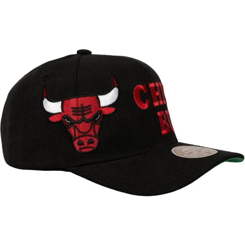 mitchell-ness-curved-brim-busted-pro-chicago-bulls-nba-black-snapback-cap