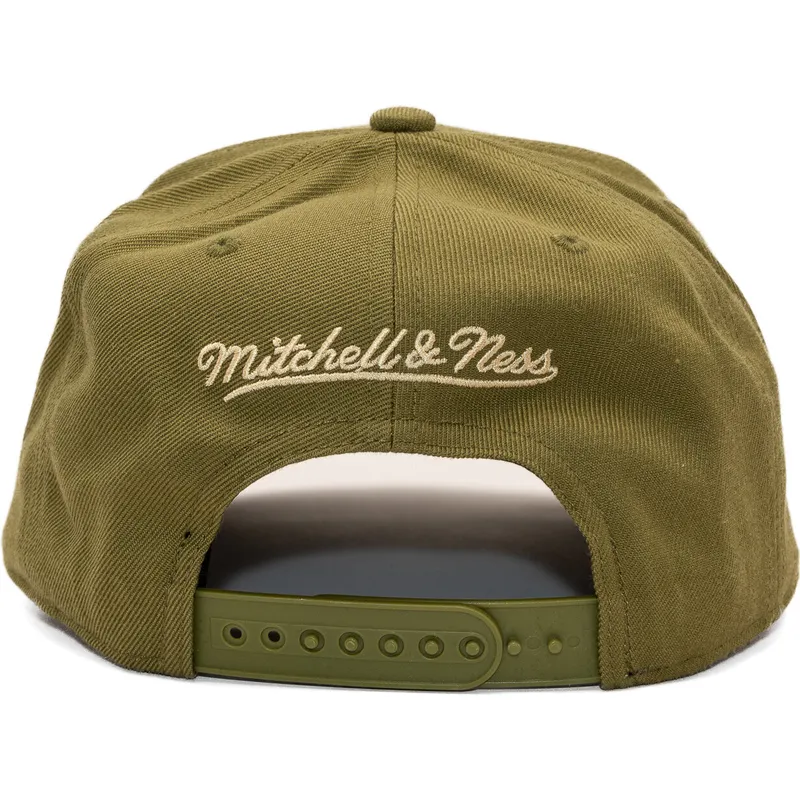mutsid-kumer-roheline-snapback-fashion-basic-pro-vancouver-grizzlies-nba-mitchell-ness