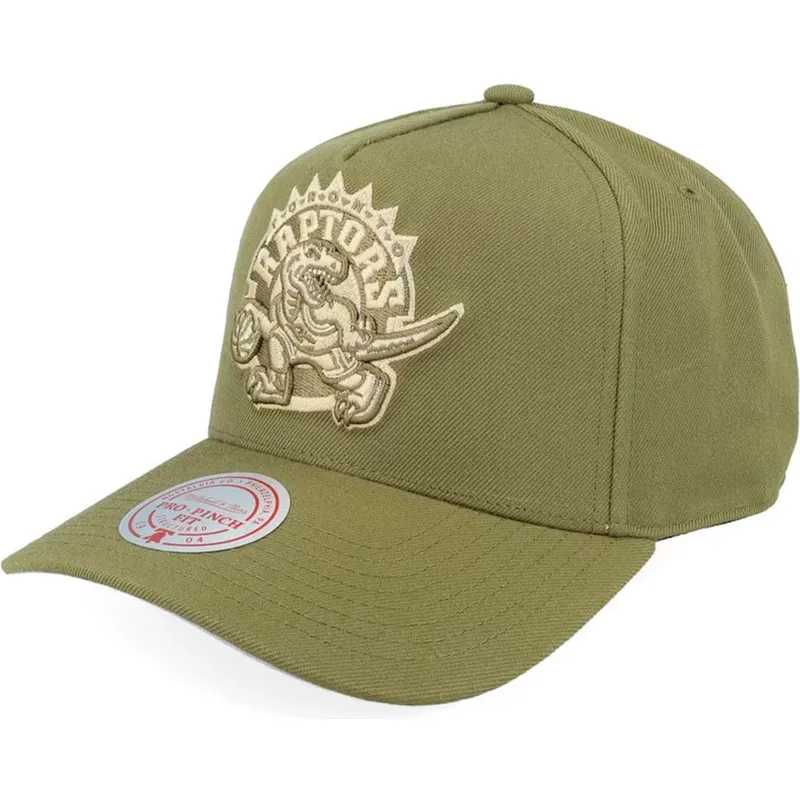 mutsid-kumer-roheline-snapback-fashion-basic-pro-toronto-raptors-nba-mitchell-ness