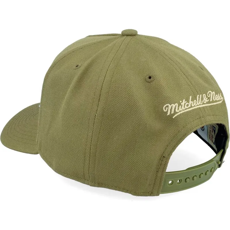 mutsid-kumer-roheline-snapback-fashion-basic-pro-toronto-raptors-nba-mitchell-ness