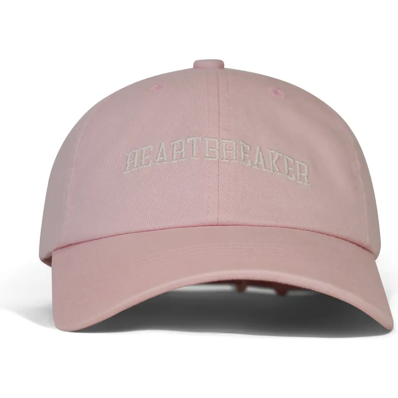 pica-pica-curved-brim-heartbreaker-pink-adjustable-cap
