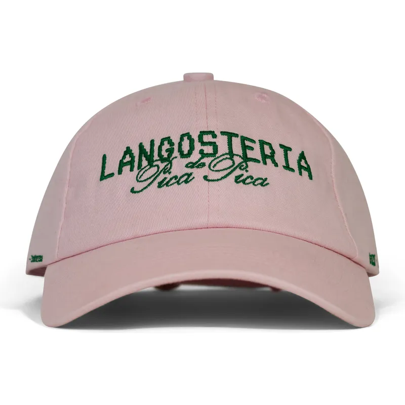 pica-pica-curved-brim-langosteria-pica-pink-adjustable-cap