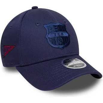 Cap kumer navy blue snapback lastele 9FORTY M-Crown Graphic FC Barcelona LALIGA New Era