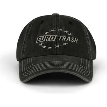 Mütsid kumer must reguleeritav rihm Eurotrash Distressed Washed Pica Pica