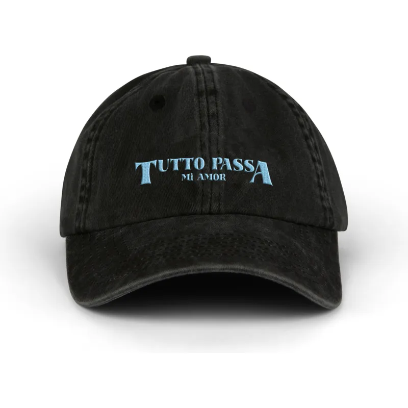 pica-pica-curved-brim-tutto-passa-black-adjustable-cap