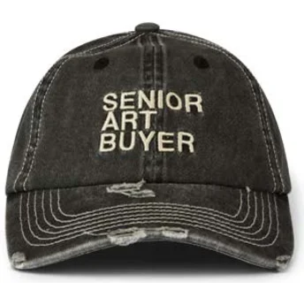 Cap kumer black adjustable strap Pica Pica