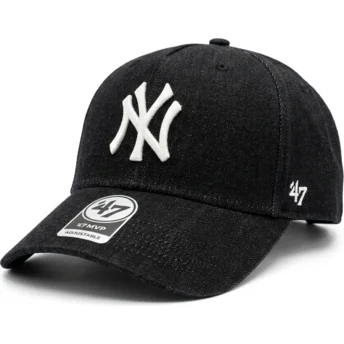 Cap kumer black snapback MVP DT Denim New York Yankees MLB 47 Brand