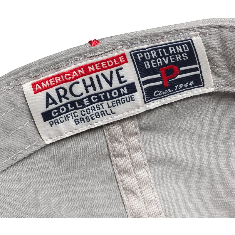 cap-kumer-gray-adjustable-strap-archive-portland-beavers-milb-american-needle