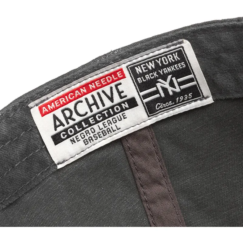 mutsid-kumer-must-reguleeritav-archive-new-york-black-yankees-mlb-american-needle