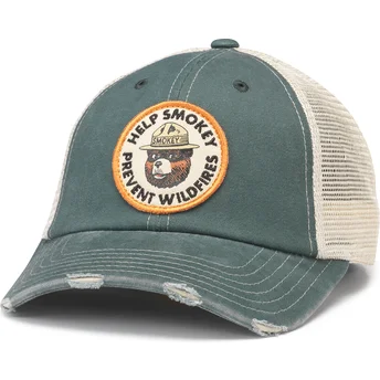 American Needle Orville Smokey Bear Green Trucker Hat