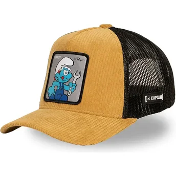 Cap kumer brown snapback Handy Smurf The Smurfs Capslab