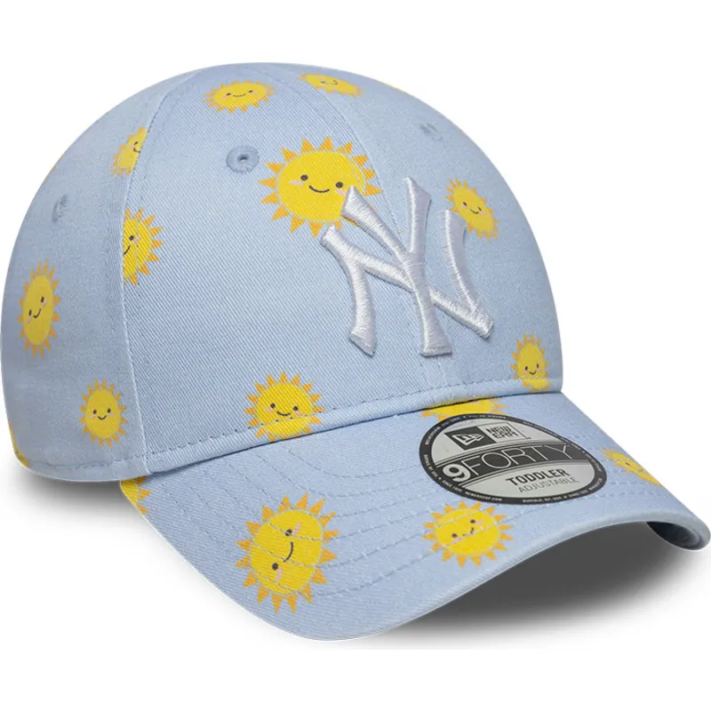mutsid-kumer-sinine-reguleeritav-lastele-9forty-summer-all-over-print-new-york-yankees-mlb-new-era