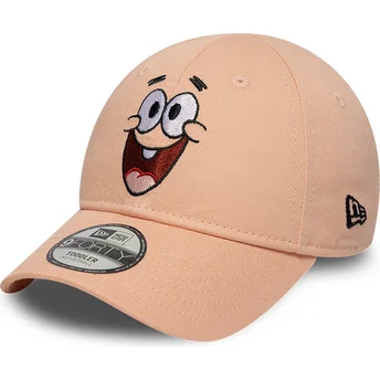 Cap kumer pink adjustable strap lastele 9FORTY Face Patricio Estrella Bob Esponja New Era