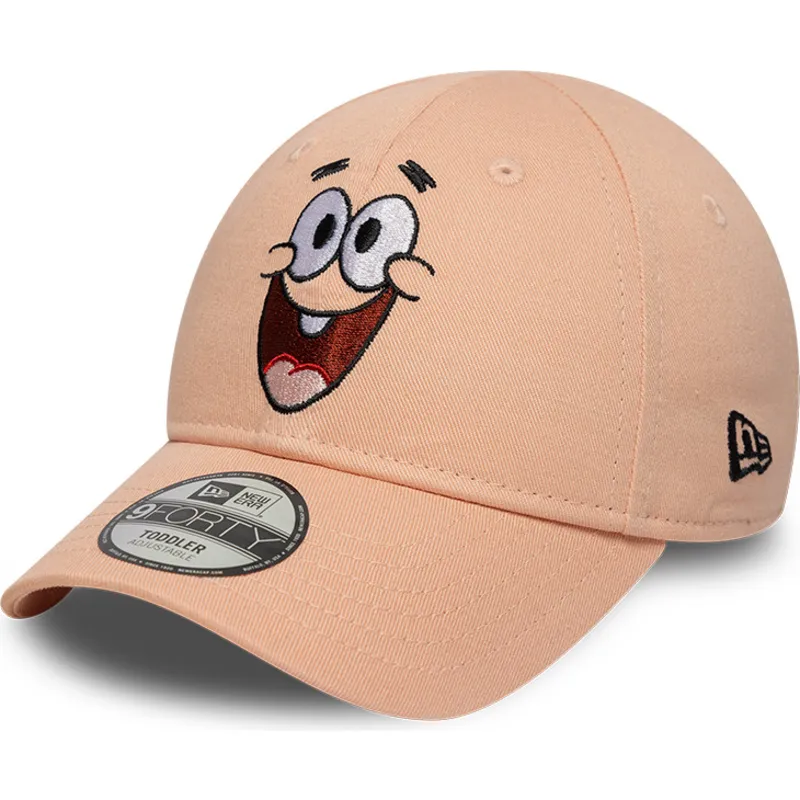 mutsid-kumer-roosa-reguleeritav-lastele-9forty-face-spongebob-ja-patrick-taht-new-era