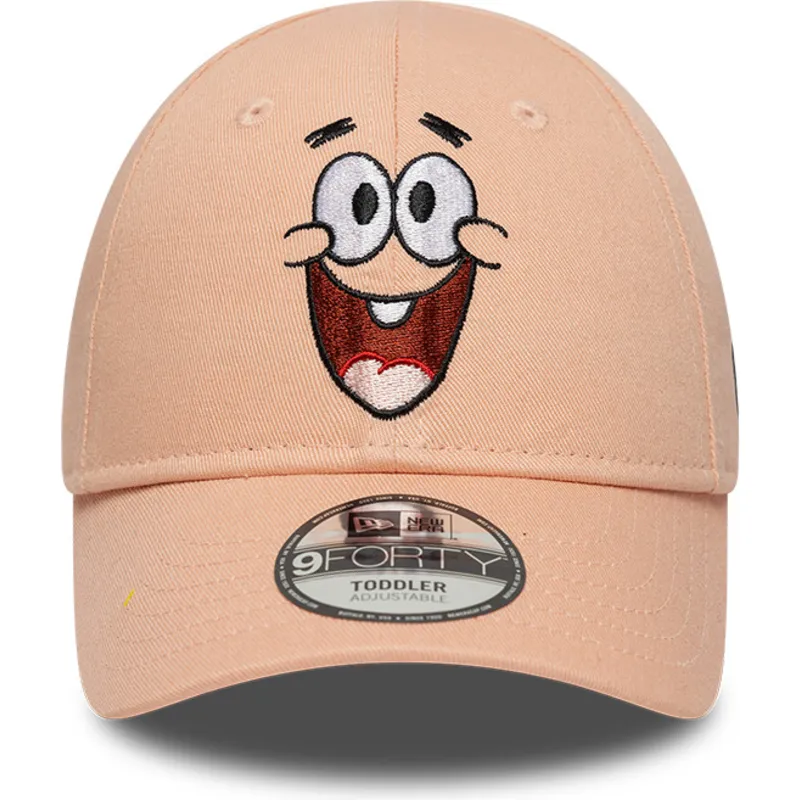 mutsid-kumer-roosa-reguleeritav-lastele-9forty-face-spongebob-ja-patrick-taht-new-era