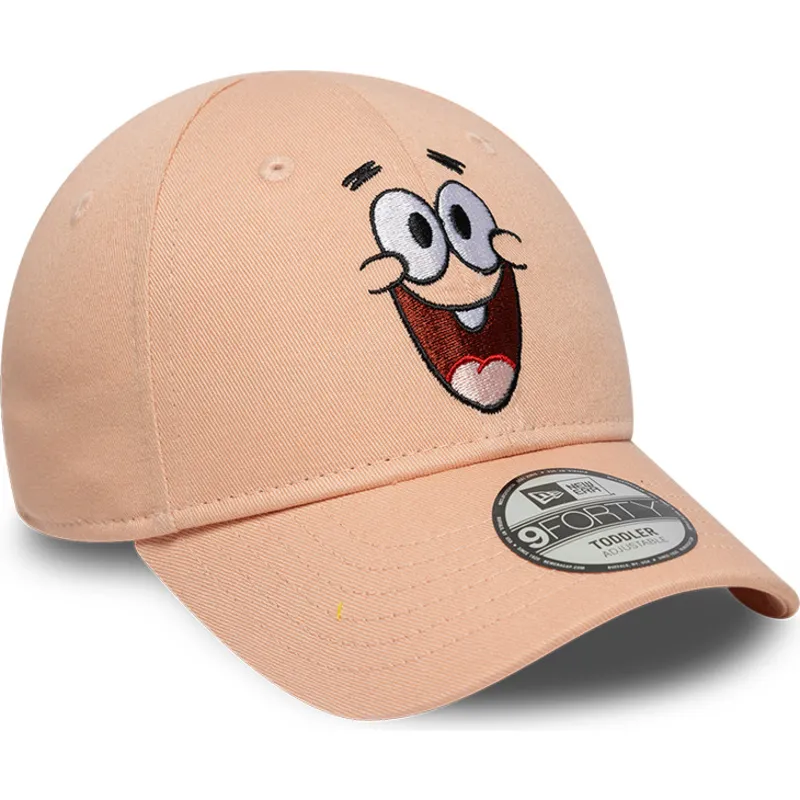 mutsid-kumer-roosa-reguleeritav-lastele-9forty-face-spongebob-ja-patrick-taht-new-era