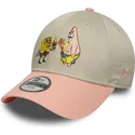 mutsid-kumer-mitmevarviline-snapback-lastele-9forty-spongebob-ja-patrick-taht-new-era