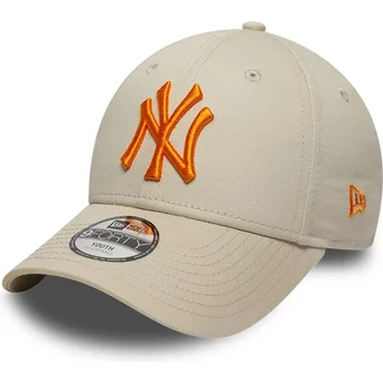 Cap kumer beige adjustable strap lastele 9FORTY League Essential New York Yankees MLB New Era
