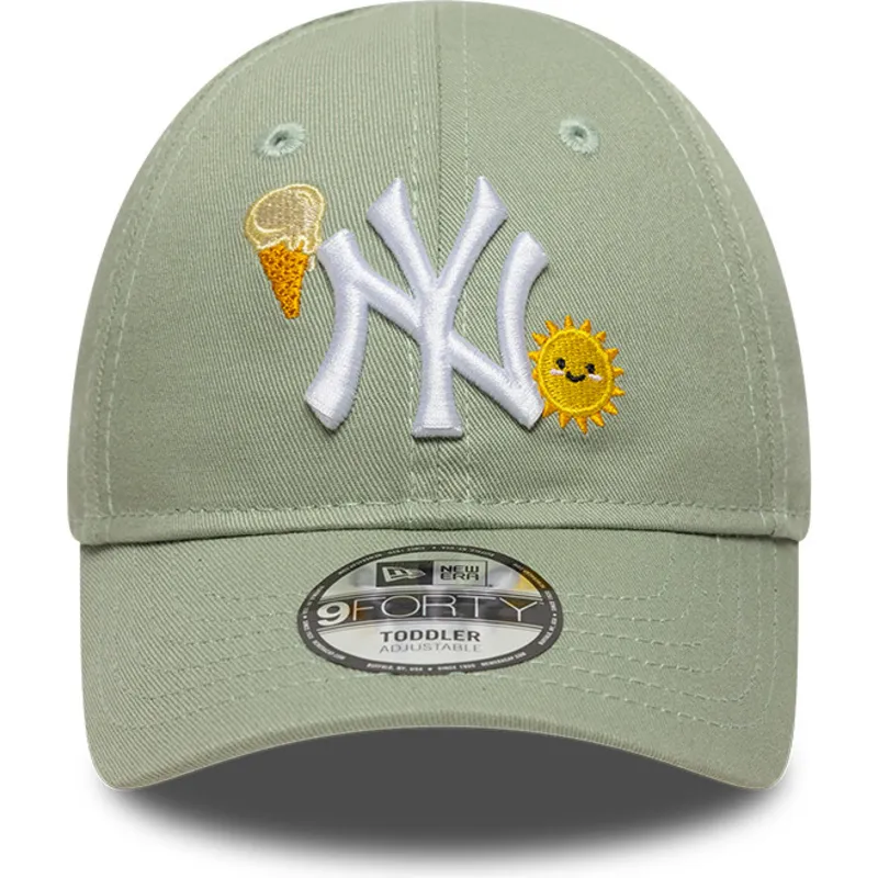 mutsid-kumer-roheline-reguleeritav-lastele-9forty-summer-icon-new-york-yankees-mlb-new-era