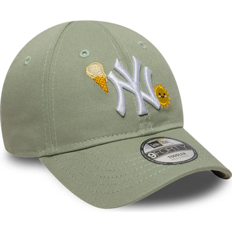 mutsid-kumer-roheline-reguleeritav-lastele-9forty-summer-icon-new-york-yankees-mlb-new-era