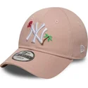 mutsid-kumer-roosa-reguleeritav-lastele-9forty-summer-icon-new-york-yankees-mlb-new-era