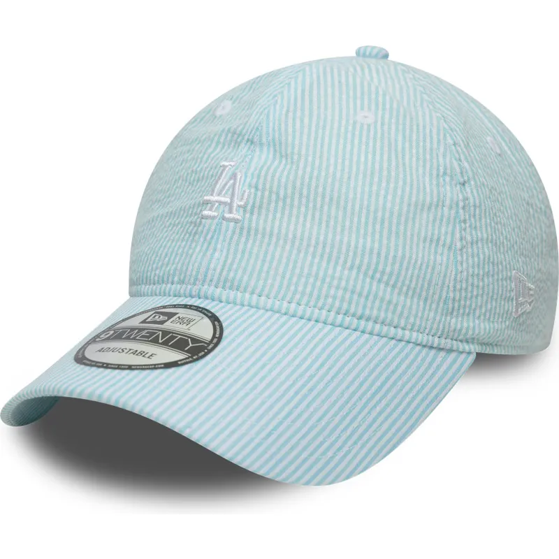 cap-kumer-blue-adjustable-strap-9twenty-seersucker-los-angeles-dodgers-mlb-new-era cap-kumer-blue-adjustable-strap-9twenty-seersucker-los-angeles-dodgers-mlb-new-era
