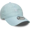 cap-kumer-blue-adjustable-strap-9twenty-seersucker-los-angeles-dodgers-mlb-new-era