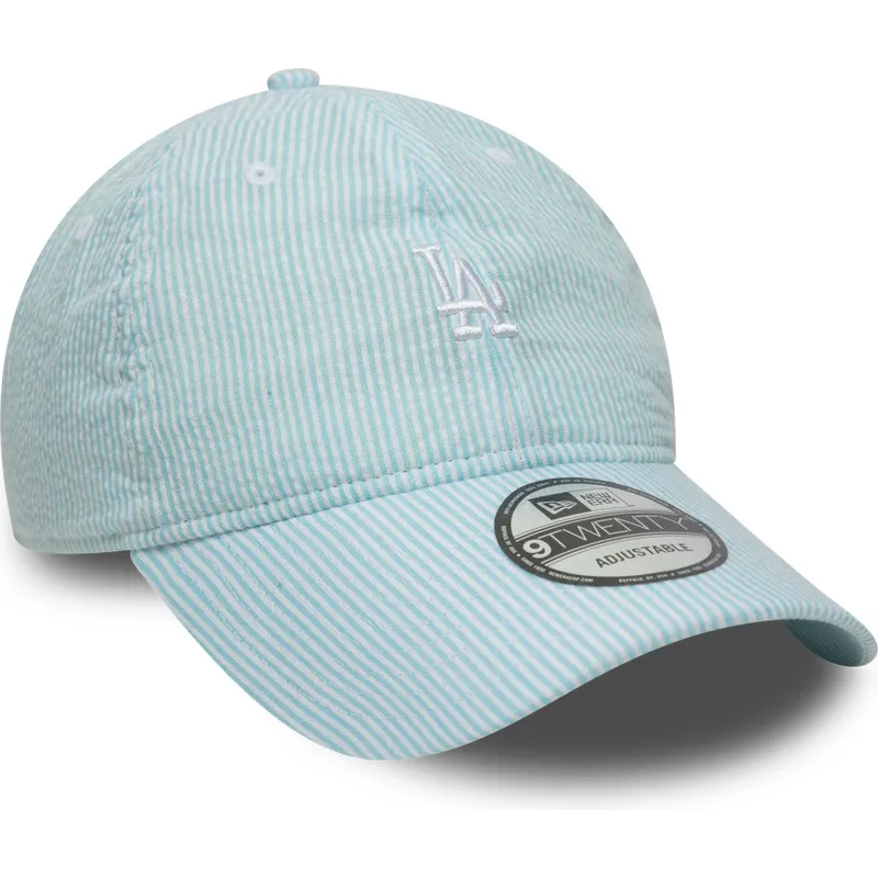 cap-kumer-blue-adjustable-strap-9twenty-seersucker-los-angeles-dodgers-mlb-new-era cap-kumer-blue-adjustable-strap-9twenty-seersucker-los-angeles-dodgers-mlb-new-era