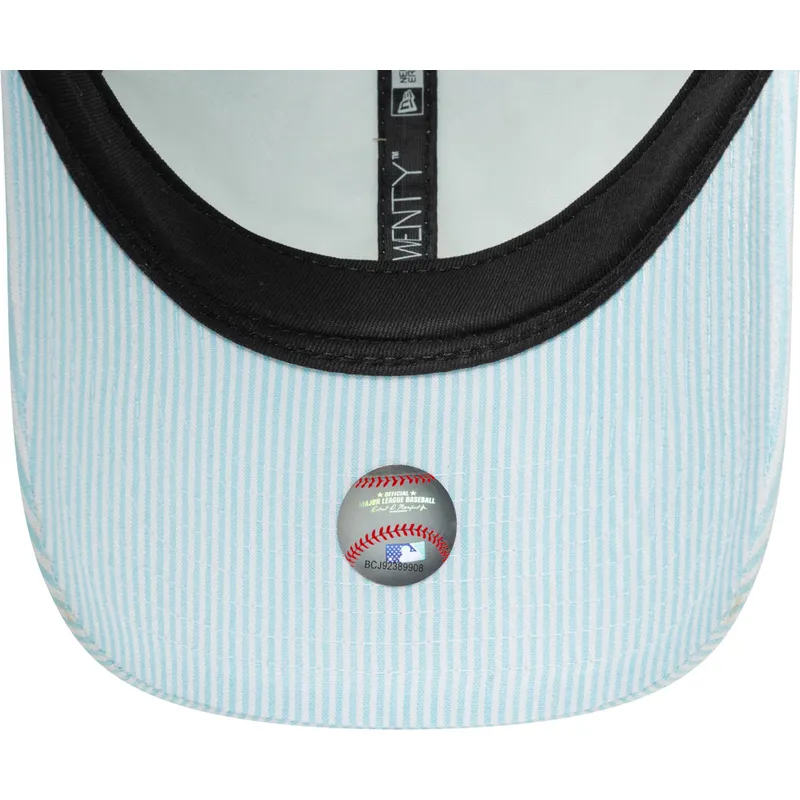 cap-kumer-blue-adjustable-strap-9twenty-seersucker-los-angeles-dodgers-mlb-new-era cap-kumer-blue-adjustable-strap-9twenty-seersucker-los-angeles-dodgers-mlb-new-era
