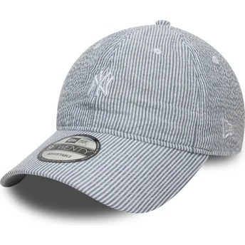 Cap kumer navy blue adjustable strap 9TWENTY Seersucker New York Yankees MLB New Era
