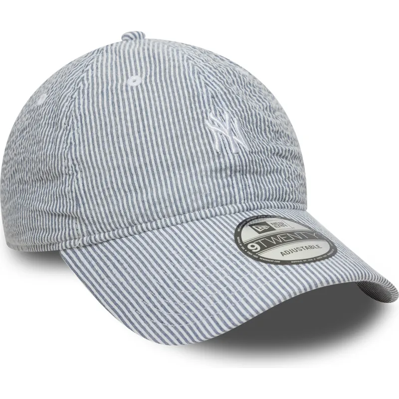 mutsid-kumer-meresinine-reguleeritav-9twenty-seersucker-new-york-yankees-mlb-new-era