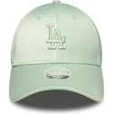 cap-kumer-green-adjustable-strap-9forty-bow-back-satin-los-angeles-dodgers-mlb-new-era
