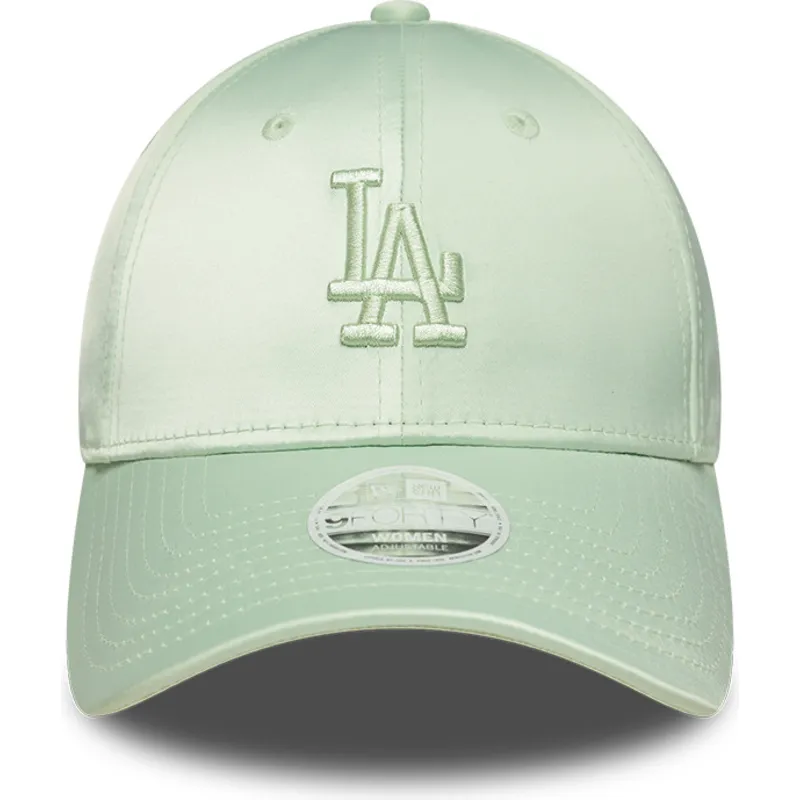 mutsid-kumer-roheline-reguleeritav-9forty-bow-back-satin-los-angeles-dodgers-mlb-new-era