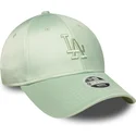 mutsid-kumer-roheline-reguleeritav-9forty-bow-back-satin-los-angeles-dodgers-mlb-new-era
