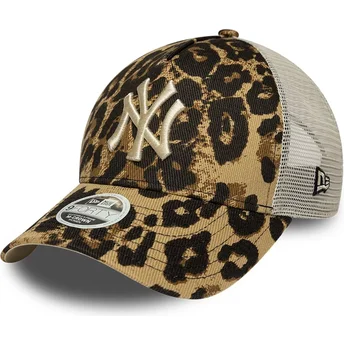 Cap kumer leopard snapback 9FORTY M-Crown A Frame Leopard New York Yankees MLB New Era