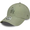 cap-kumer-green-adjustable-strap-9twenty-midi-linen-los-angeles-dodgers-mlb-new-era