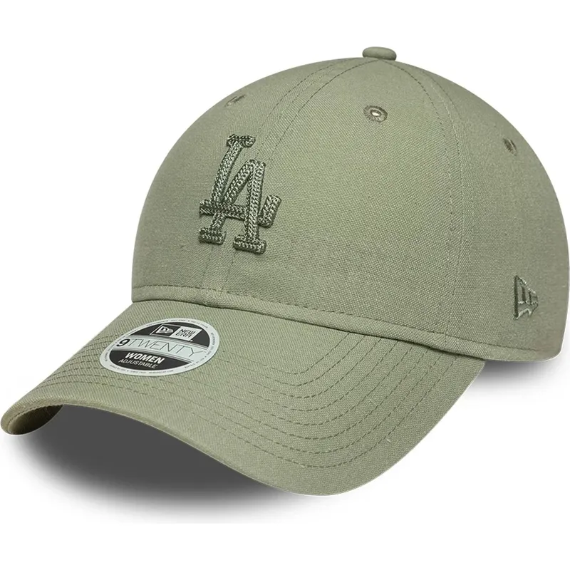 cap-kumer-green-adjustable-strap-9twenty-midi-linen-los-angeles-dodgers-mlb-new-era