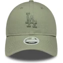 cap-kumer-green-adjustable-strap-9twenty-midi-linen-los-angeles-dodgers-mlb-new-era