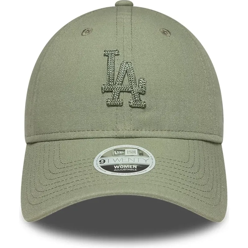 cap-kumer-green-adjustable-strap-9twenty-midi-linen-los-angeles-dodgers-mlb-new-era