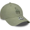 mutsid-kumer-roheline-reguleeritav-9twenty-midi-linen-los-angeles-dodgers-mlb-new-era