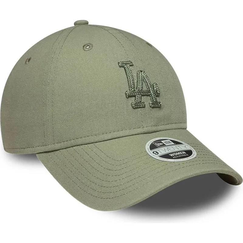 cap-kumer-green-adjustable-strap-9twenty-midi-linen-los-angeles-dodgers-mlb-new-era