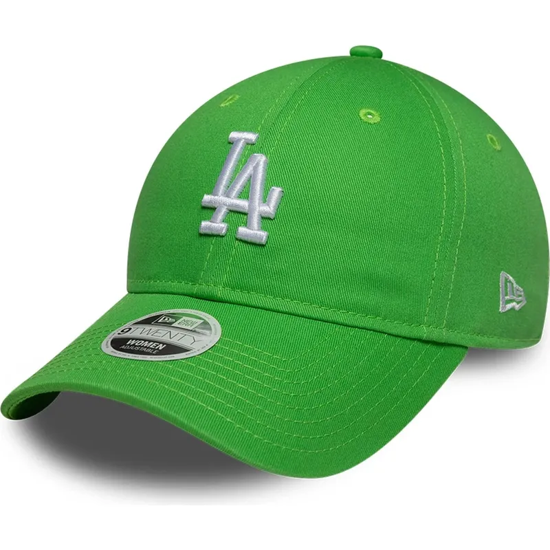 mutsid-kumer-roheline-reguleeritav-9twenty-league-essential-midi-los-angeles-dodgers-mlb-new-era