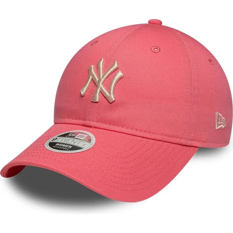 mutsid-kumer-roosa-reguleeritav-9twenty-league-essential-midi-new-york-yankees-mlb-new-era