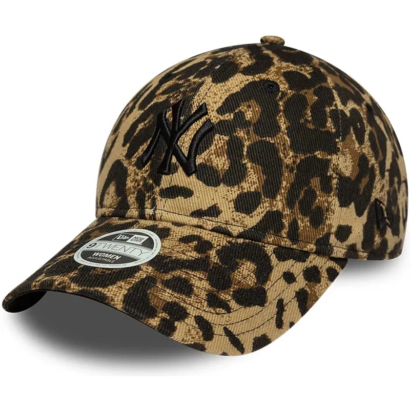cap-kumer-leopard-adjustable-strap-negro-9twenty-leopard-new-york-yankees-mlb-new-era