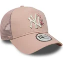 mutsid-kumer-roosa-snapback-9forty-a-frame-floral-new-york-yankees-mlb-new-era