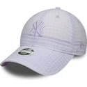 new-era-curved-brim-women-purple-logo-9twenty-seersucker-new-york-yankees-mlb-purple-adjustable-cap