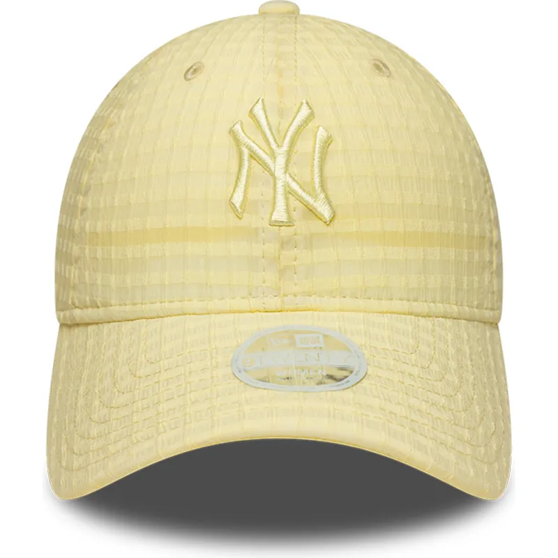 cap-kumer-yellow-adjustable-strap-9twenty-seersucker-new-york-yankees-mlb-new-era