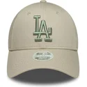 cap-kumer-beige-adjustable-strap-9forty-league-essential-los-angeles-dodgers-mlb-new-era