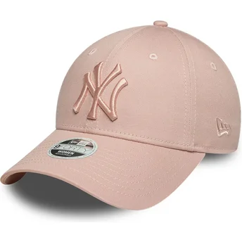 Mütsid kumer roosa reguleeritav 9FORTY League Essential New York Yankees MLB New Era